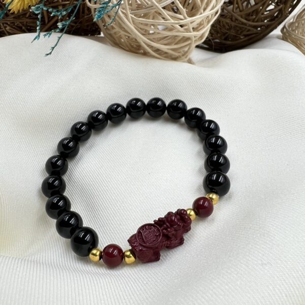 黑碧璽硃砂貔貅