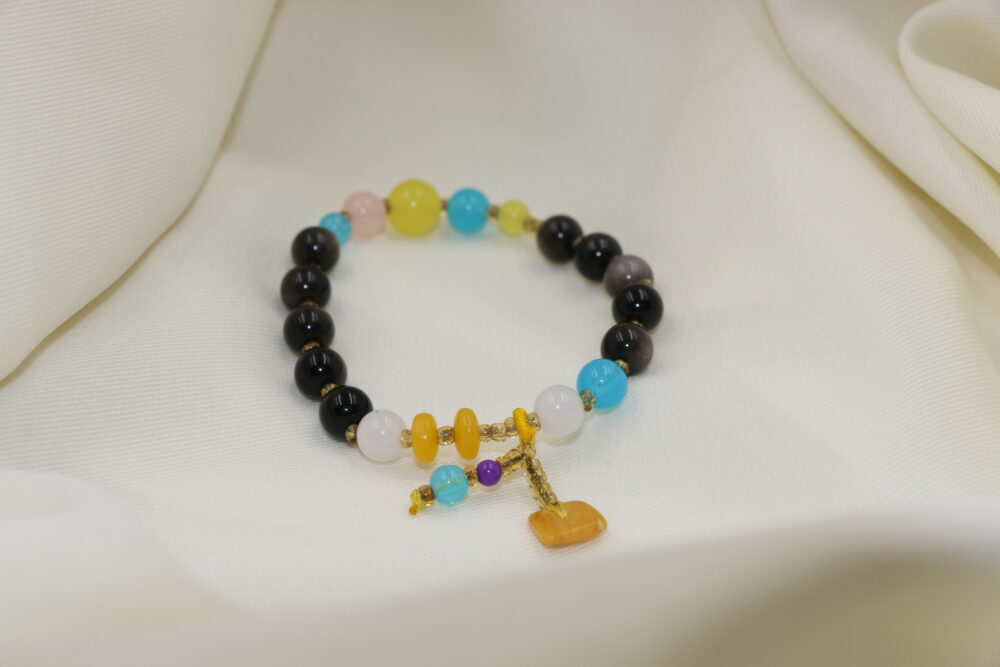 銀曜石、瑪瑙手串