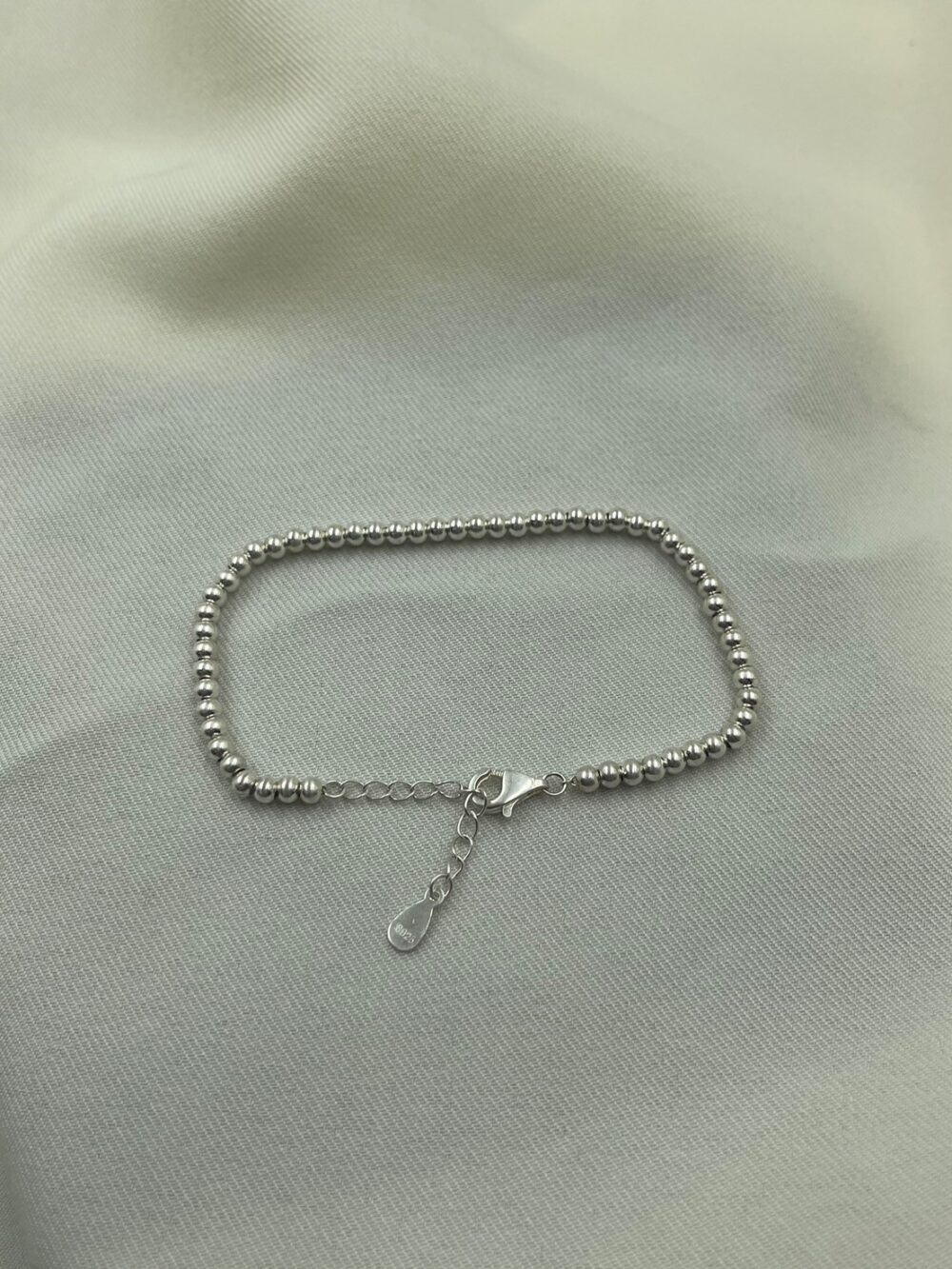 銀珠手鍊(小珠)3.7g