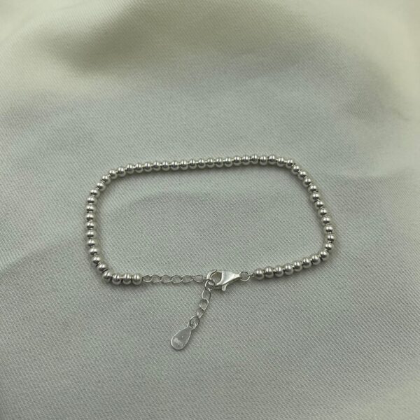 銀珠手鍊(小珠)3.7g