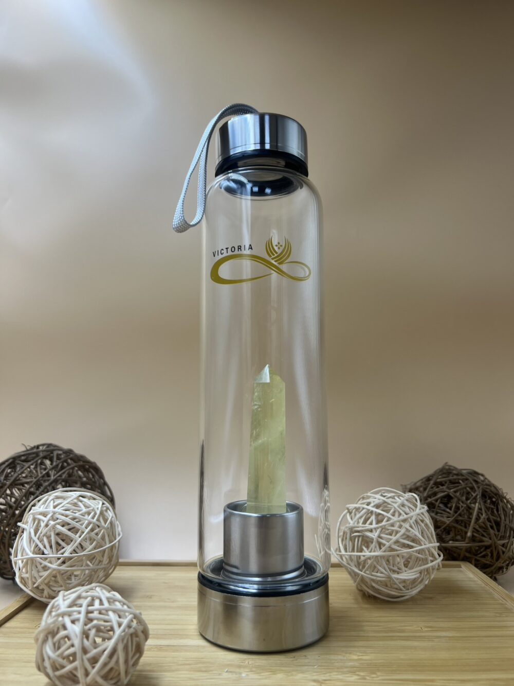 水晶能量水壺-棉黃水晶