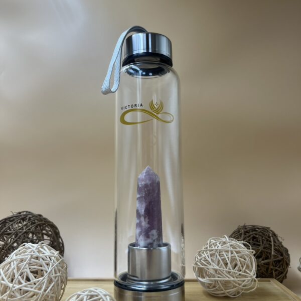 水晶能量水壺-紫雲母石