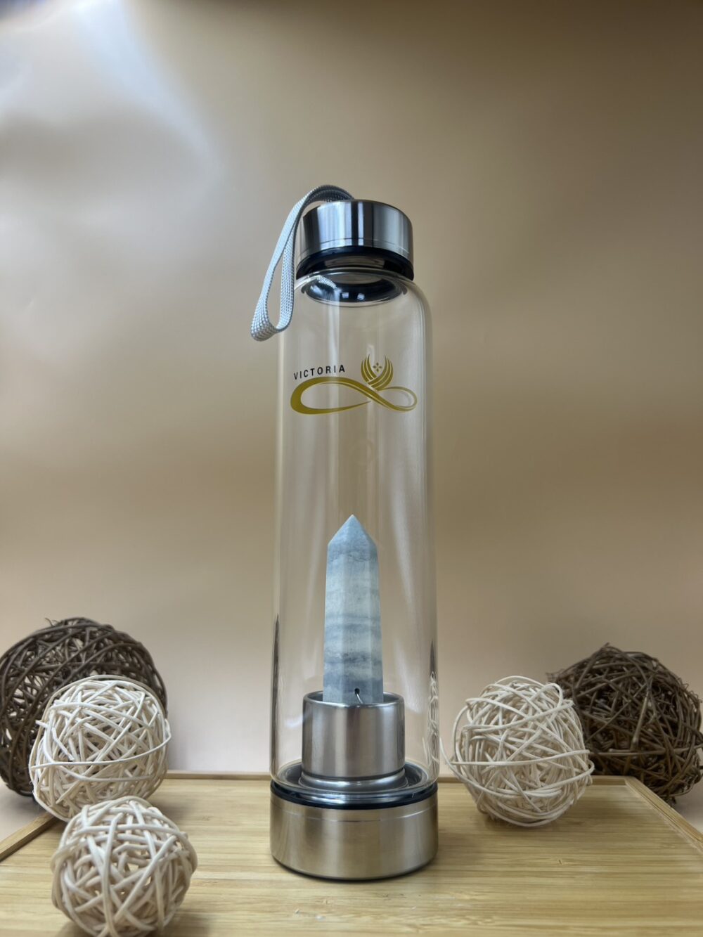 水晶能量水壺-雅藍紋石(藍䨷石)