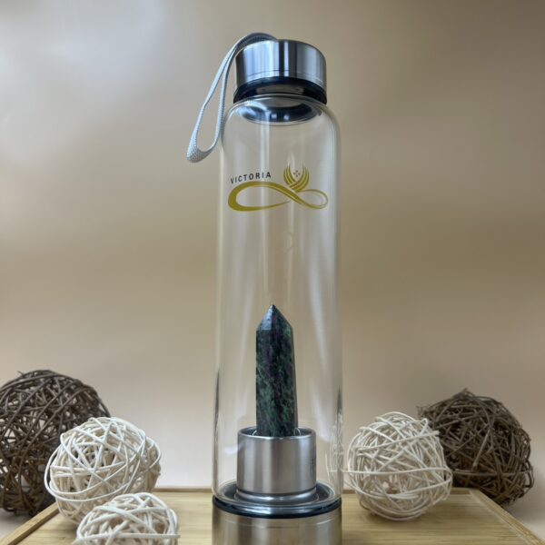 水晶能量水壺-紅綠寶石